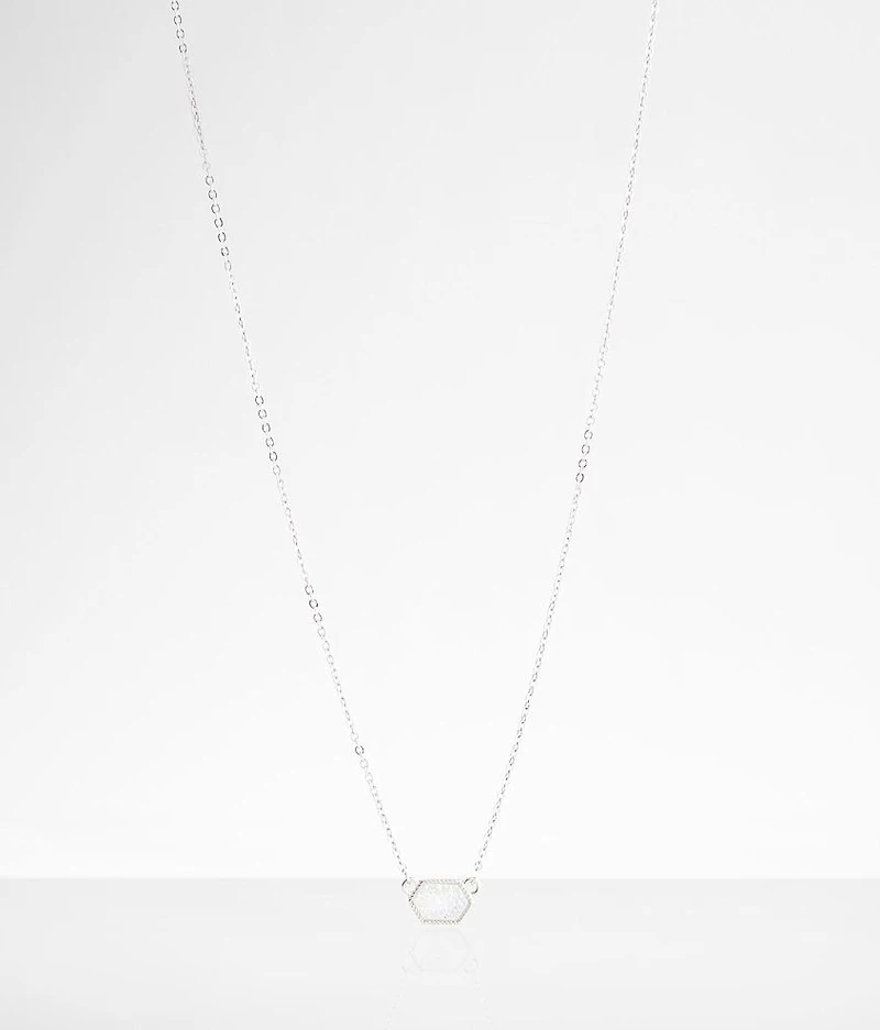 Druzy Pendant Necklace