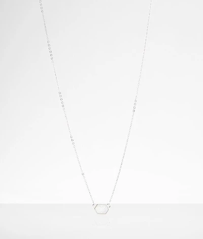 Druzy Pendant Necklace