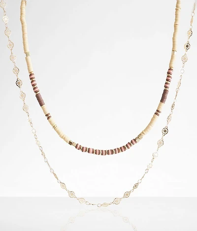 2 Pack Assorted Necklace Set