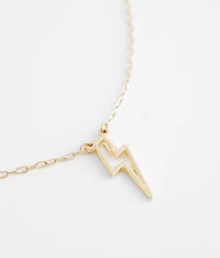 Dainty Lightning Bolt Necklace