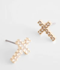Dainty Cross Earring