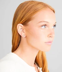 Dainty Cross Earring