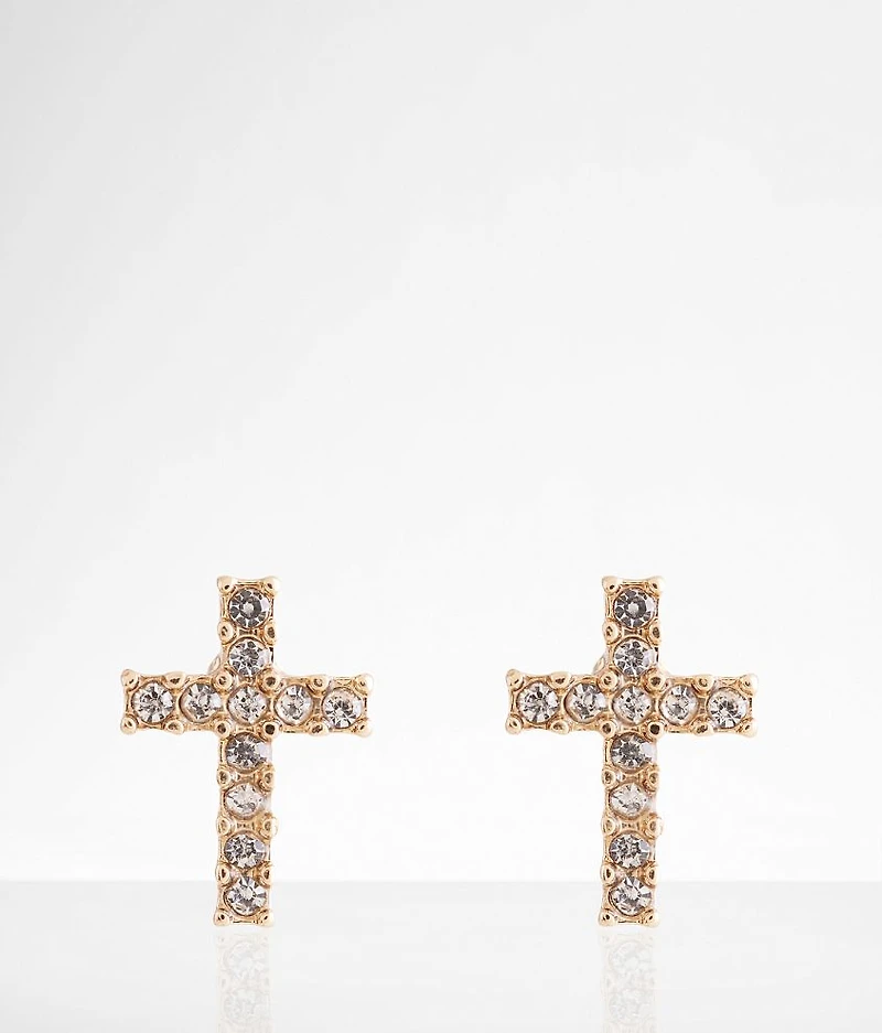 Dainty Cross Earring