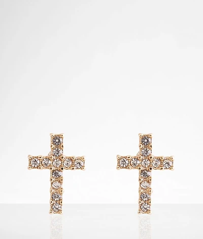 Dainty Cross Earring