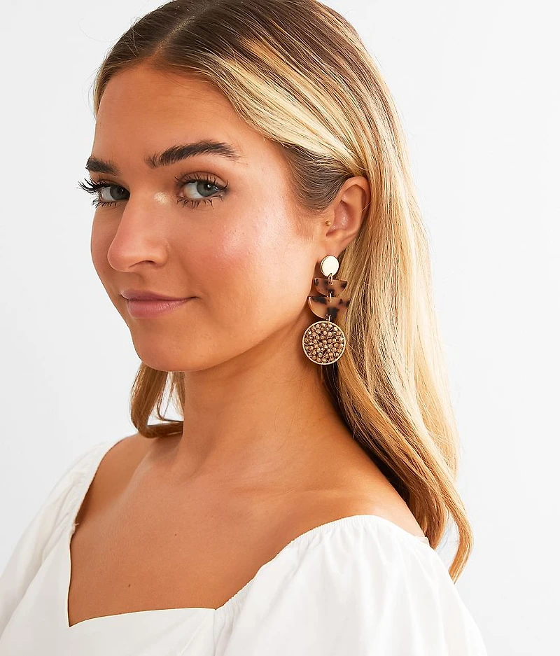 Resin Tiered Earring