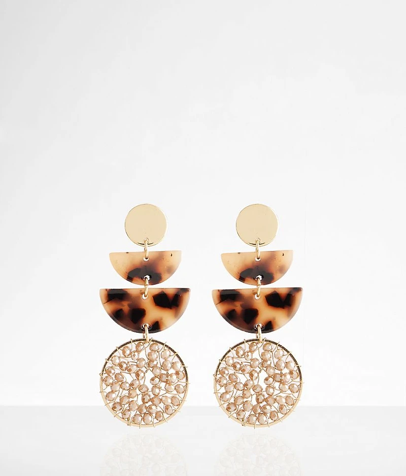 Resin Tiered Earring