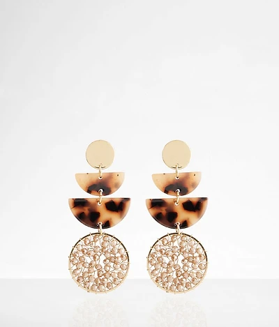 Resin Tiered Earring