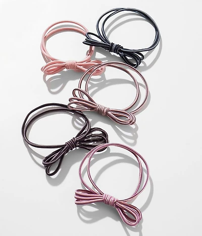 5 Pack Bow Hair Ties