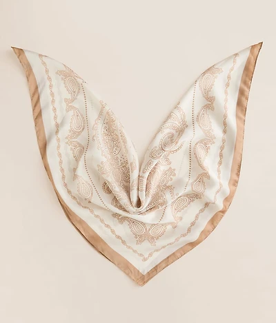 Paisley Satin Fashion Scarf