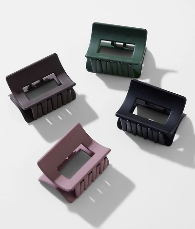 noir™ 4 Pack Hair Claw Clips