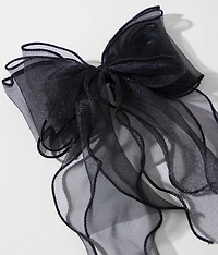 Mesh Bow Barrette