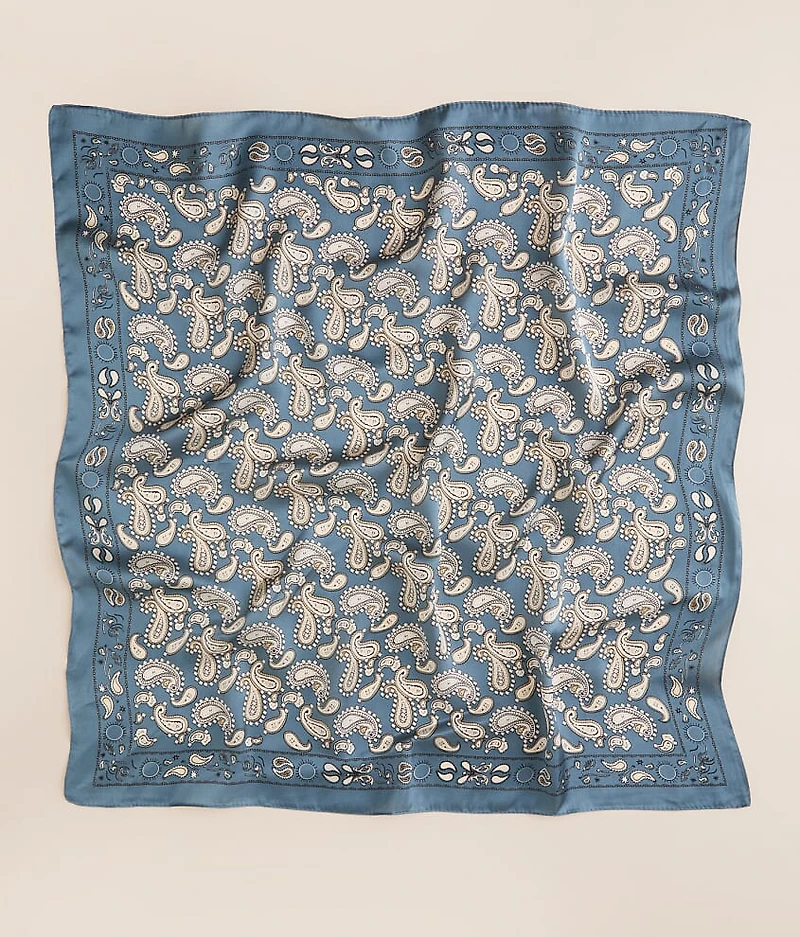 Paisley Satin Fashion Scarf