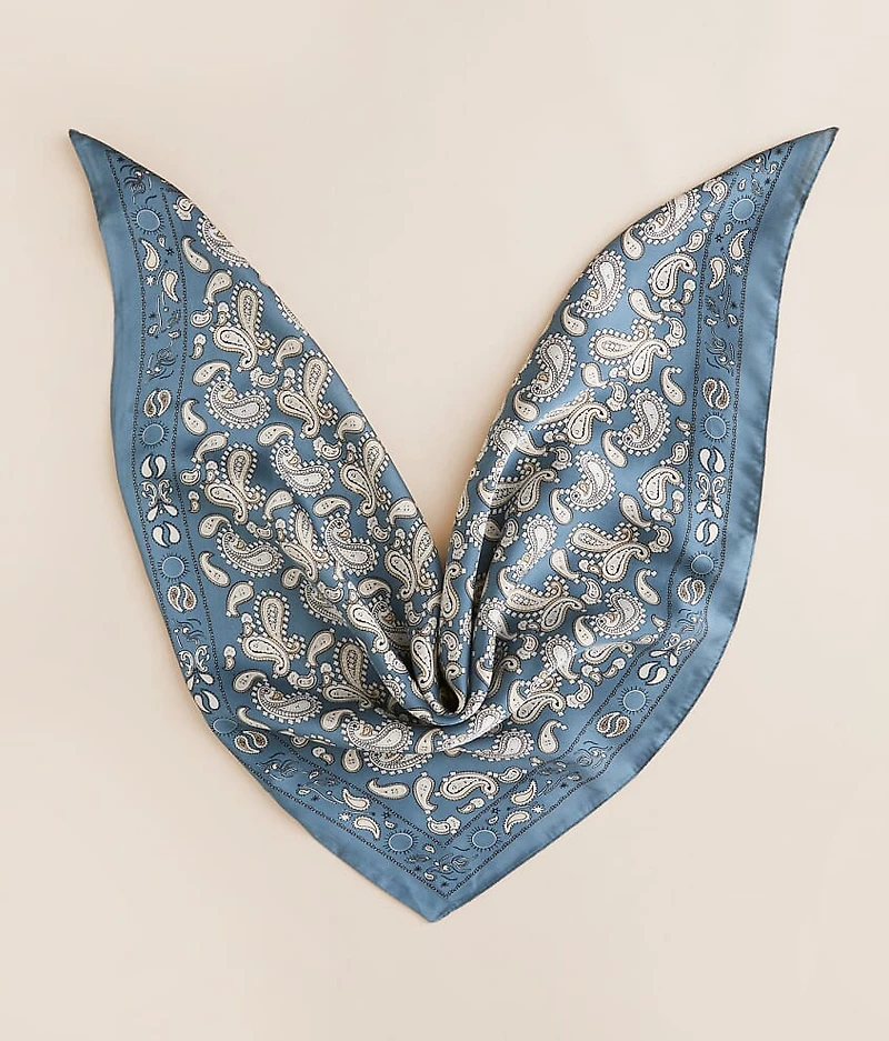 Paisley Satin Fashion Scarf
