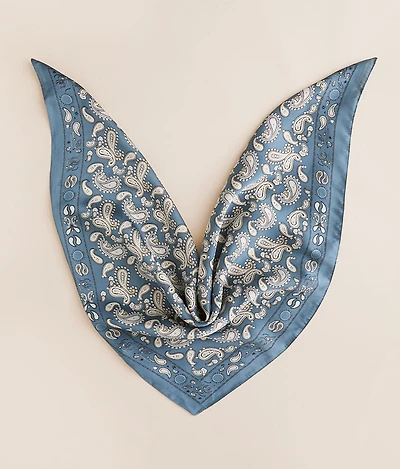 Paisley Satin Fashion Scarf