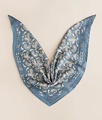 Paisley Satin Fashion Scarf