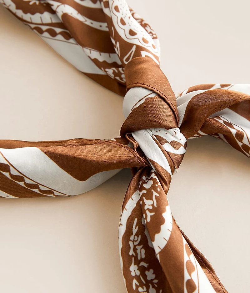 Paisley Satin Fashion Scarf