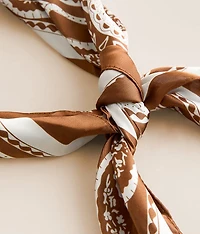 Paisley Satin Fashion Scarf