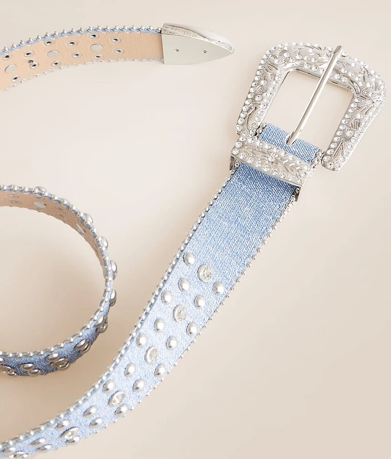 Denim Glitz Belt
