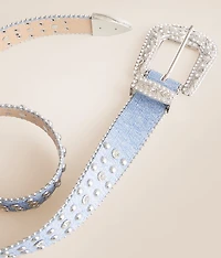 Denim Glitz Belt