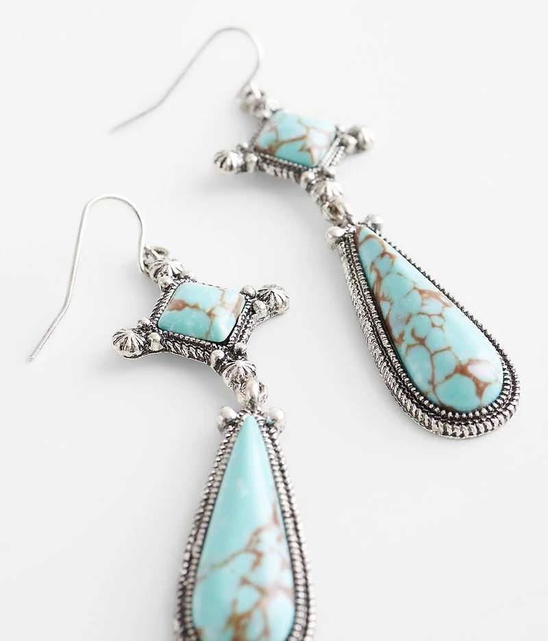 Western Turquoise Earring