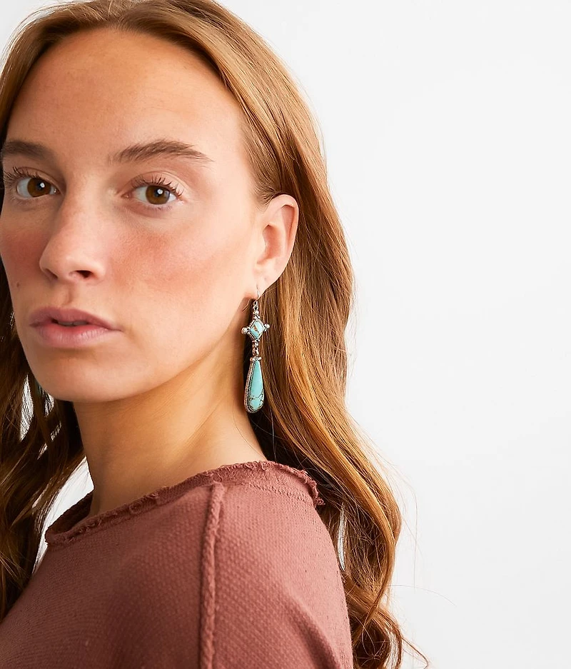 Western Turquoise Earring