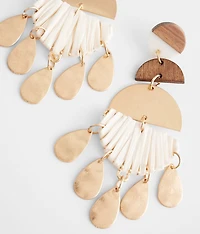 Raffia Wrapped Earring
