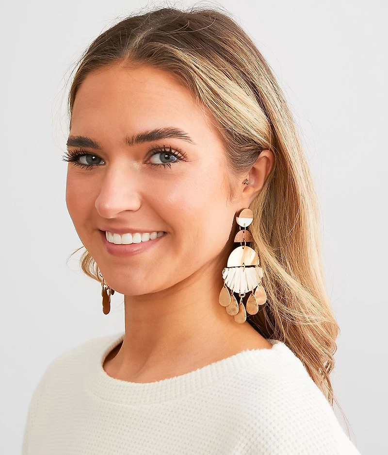 Raffia Wrapped Earring