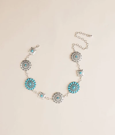 Turquoise Chain Belt