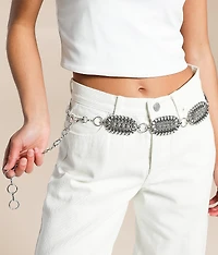 Embossed Chain Belt
