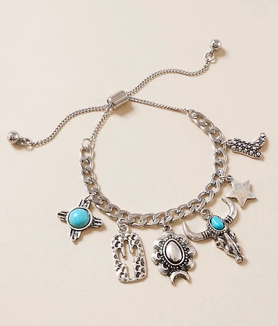 Multi Western Charm Bracelet