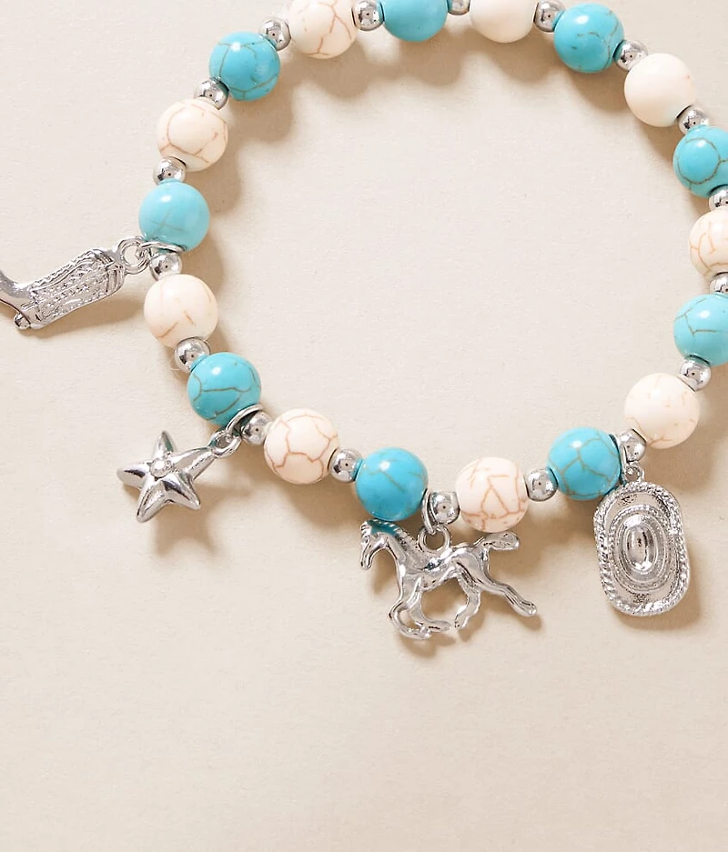 Western Charm Stretch Bracelet