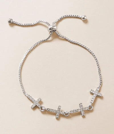 Glitz Cross Bracelet