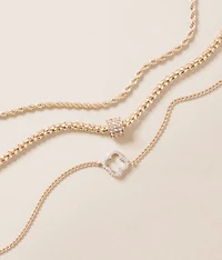 3 Pack Clover Bracelet Set