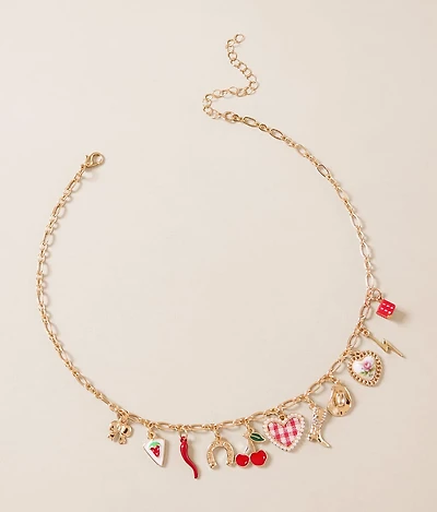 boutique by BKE Trendy Charm Necklace