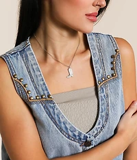 Cowboy Boot Necklace