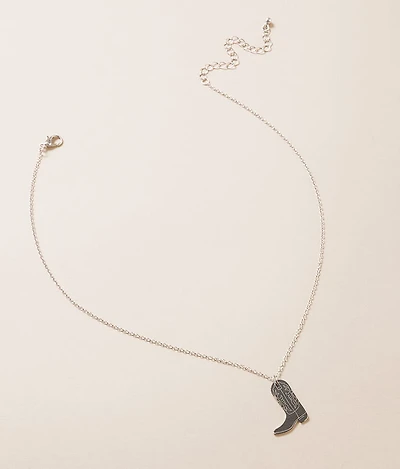 Cowboy Boot Necklace