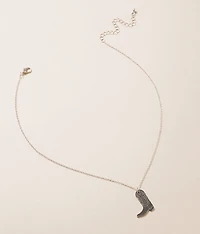 Cowboy Boot Necklace
