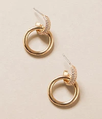 Glitz Hoop Earring