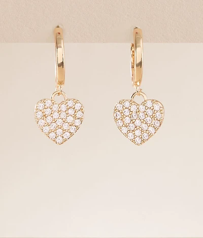 Heart Mini Hoop Earring