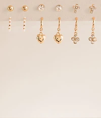 6 Pack Mixed Earring Set