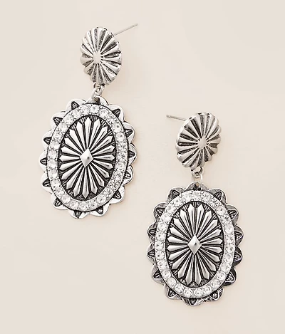 Western Rhinestone Earring