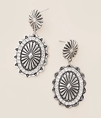 Western Rhinestone Earring