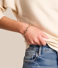 Glitz Paperclip Bracelet