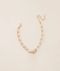 Glitz Paperclip Bracelet