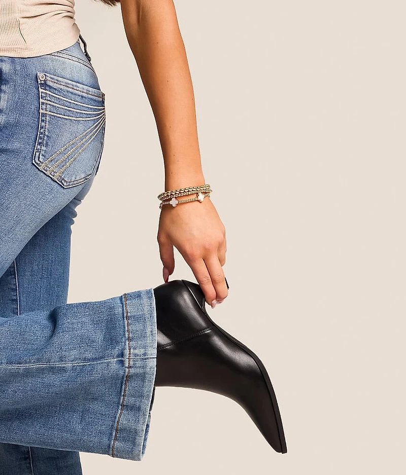 3 Pack Beaded Clover Bracelet Set