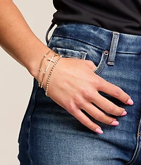 3 Pack Cross Glitz Bracelet Set