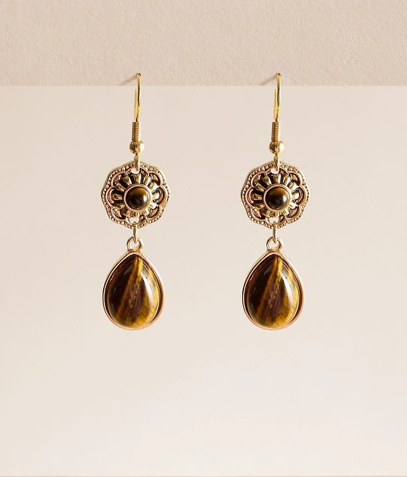 Tiger Eye Earring