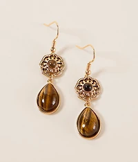 Tiger Eye Earring