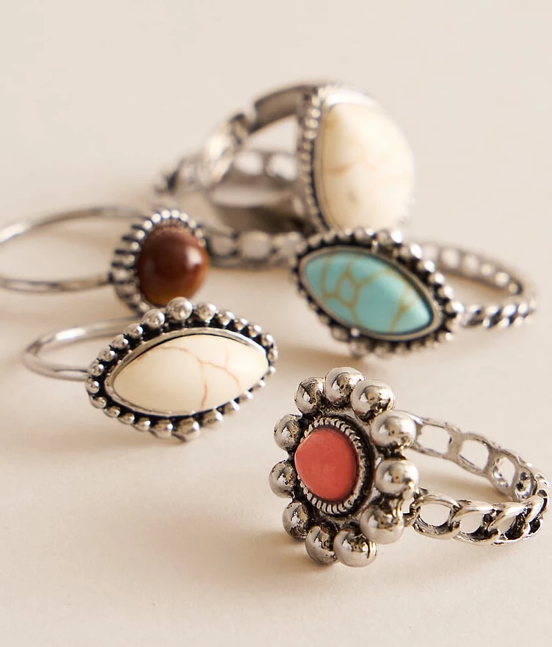 Pack Stone Ring Set