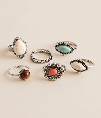Pack Stone Ring Set